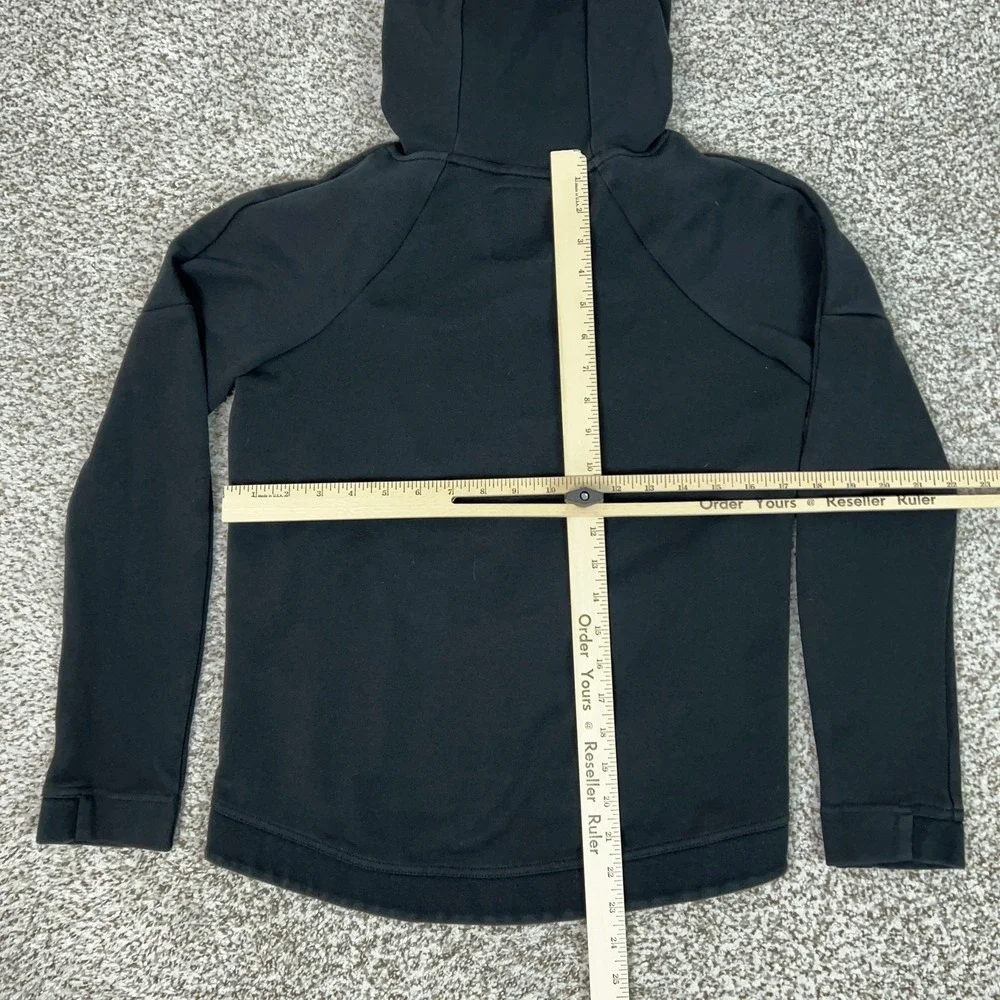 Nike Hoodie Womens XS Black‎ Pullover Sweatshirt Funnel Neck Tech Fleece Sports